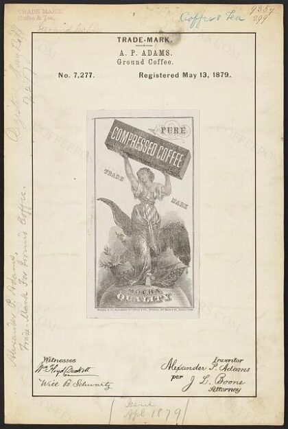 [Trademark registration by A. P