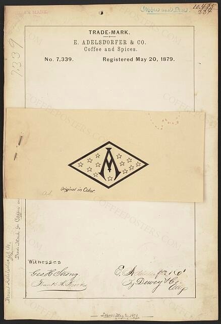 [Trademark registration by E. Adelsdorfer & Co