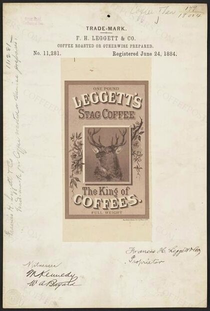 [Trademark registration by F. H. Leggett & Co