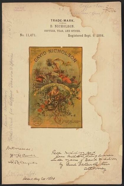 [Trademark registration by D