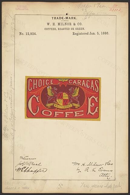[Trademark registration by W. H. Milnor & Co