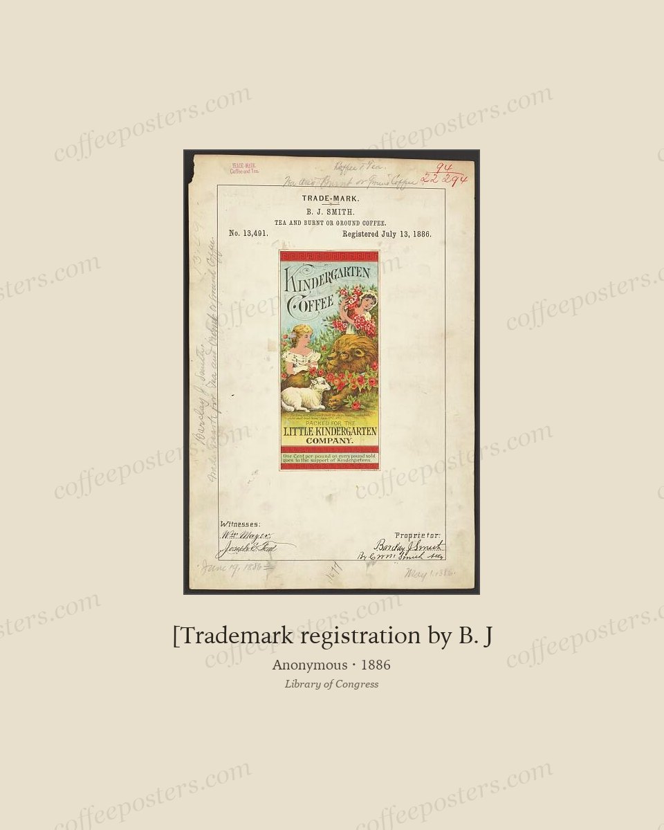 [Trademark registration by B. J