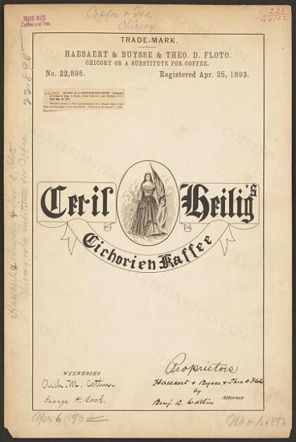 [Trademark registration by Haesaert & Buysse & Theo. D