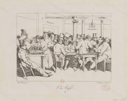 Un café : [estampe] / H[enr]i Monnier
