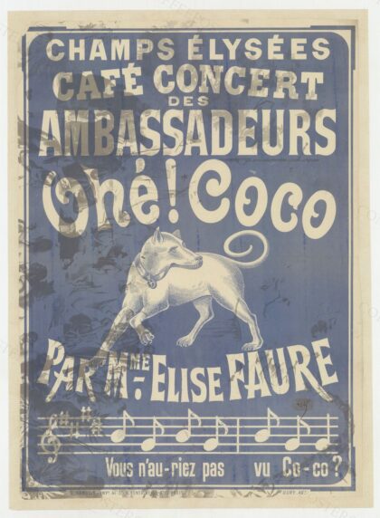 Champs Elysées. Café-concert des Ambassadeurs