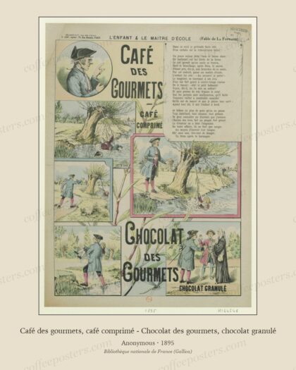 Café des gourmets, café comprimé - Chocolat des gourmets, chocolat granulé