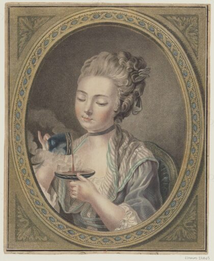 The Woman taking coffee : [estampe] / L