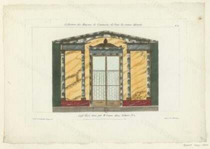 Café Tessé tenu par M. Larue Quai Voltaire N.o 1. // Déposé à la Bibliothèque : [estampe] / [J. M