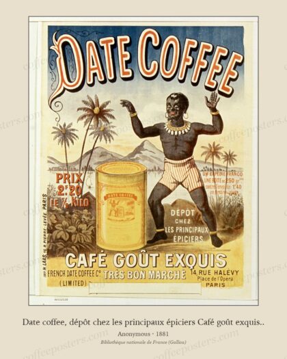 Date coffee, dépôt chez les principaux épiciers Café goût exquis..
