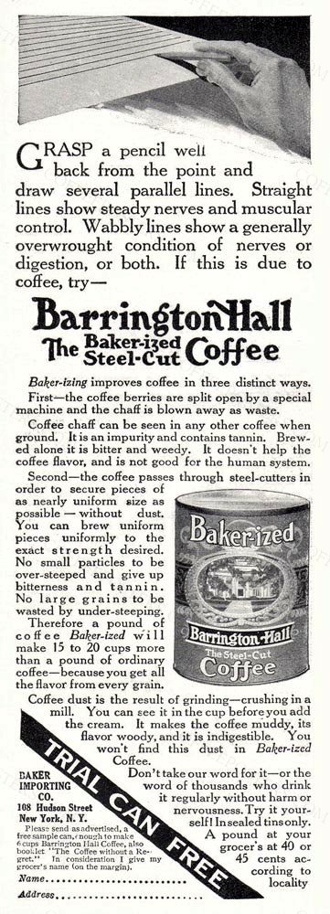 Barrington Hall Coffee -1911A