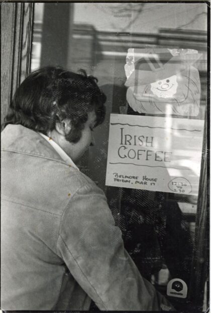 Irish Coffee at the Belmore House Poster