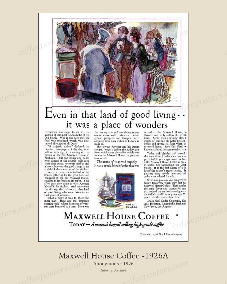 Maxwell House Coffee -1926A