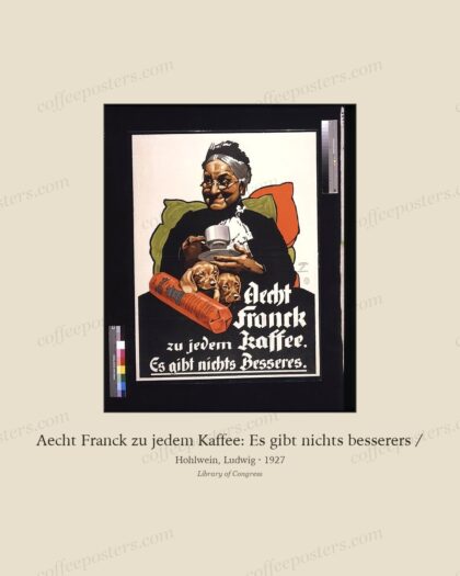 Aecht Franck zu jedem Kaffee: Es gibt nichts besserers /