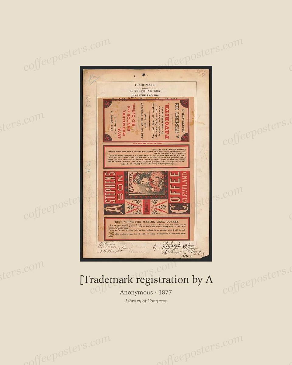[Trademark registration by A
