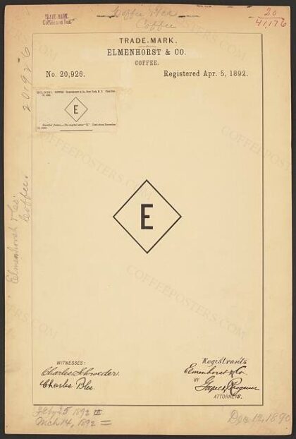 [Trademark registration by Elmenhorst & Co