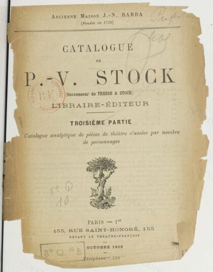 Catalogue de P.-V
