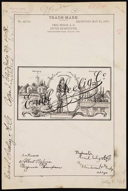 [Trademark registration by Emil Seelig A.-G. for Emil Seelig Co