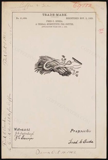 [Trademark registration by Fred C