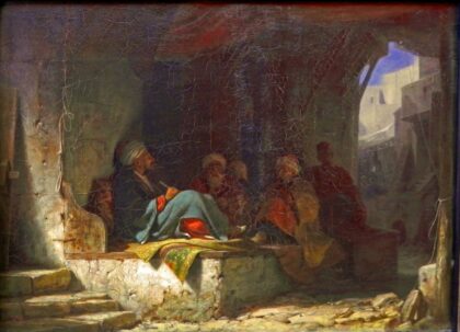 Carl Spitzweg Türken i Kaffeehaus (1)