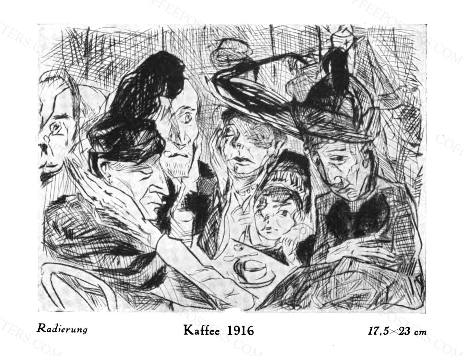 Max Beckmann - Kaffee, 1916