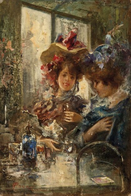 Pompeo Mariani - Al caffè