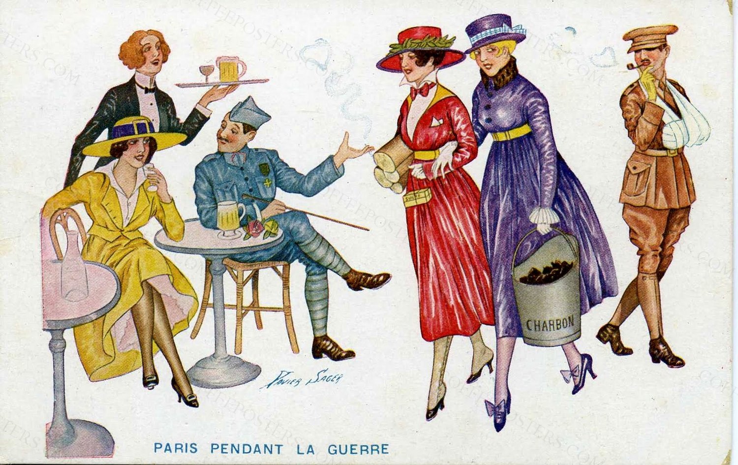 Xavier Sager Paris pendant la guerre 1