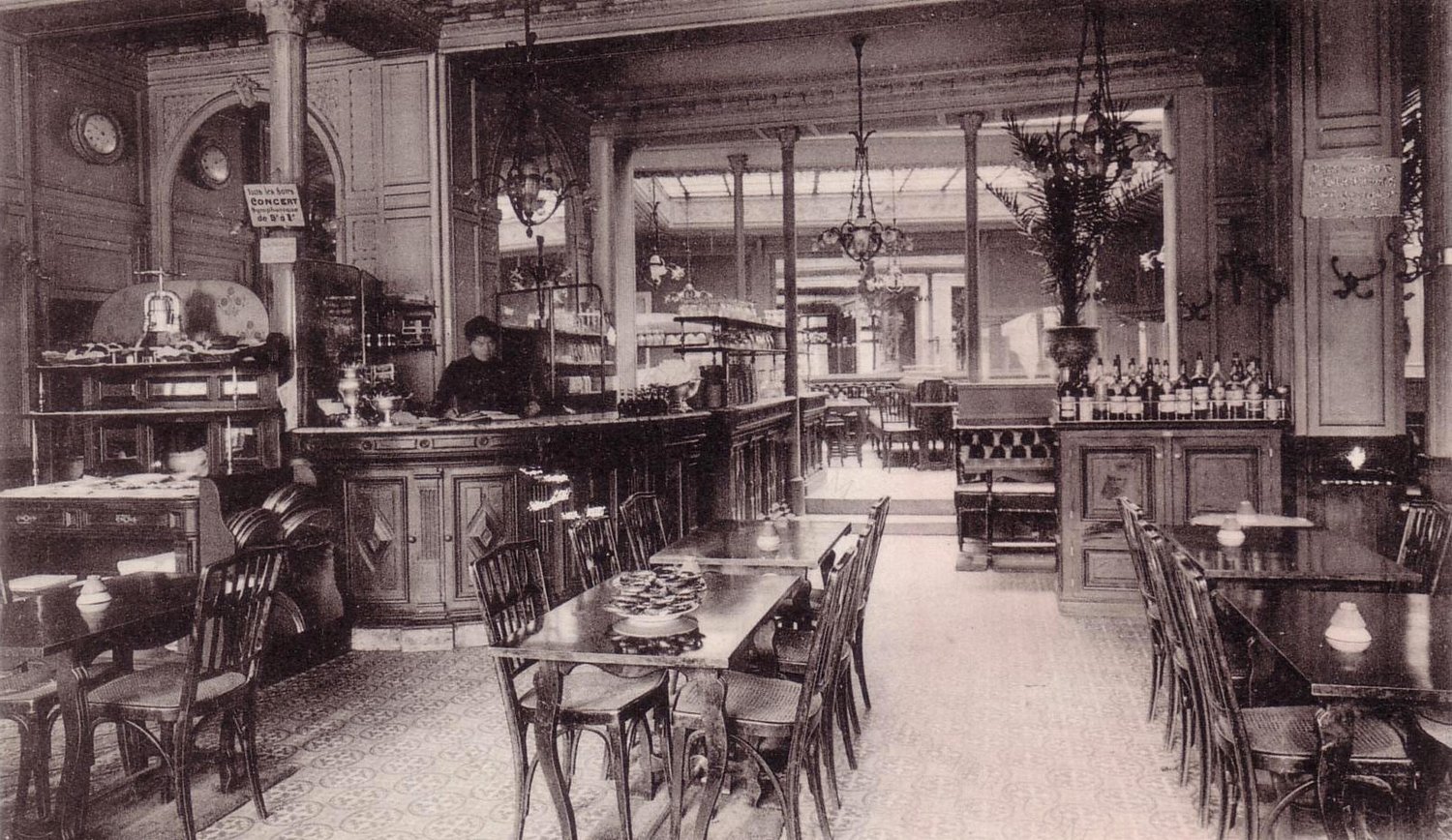 Interior of Café de la Régence anno 1906