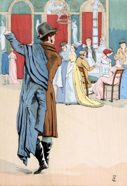 Un salon de Frascati, Paris, 1800