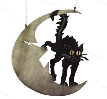 Chat noir. Enseigne du cabaret éponyme, successivement situé 84 rue de Rochechouart, 12 rue de Laval (actuelle rue Vic, EN192(1)