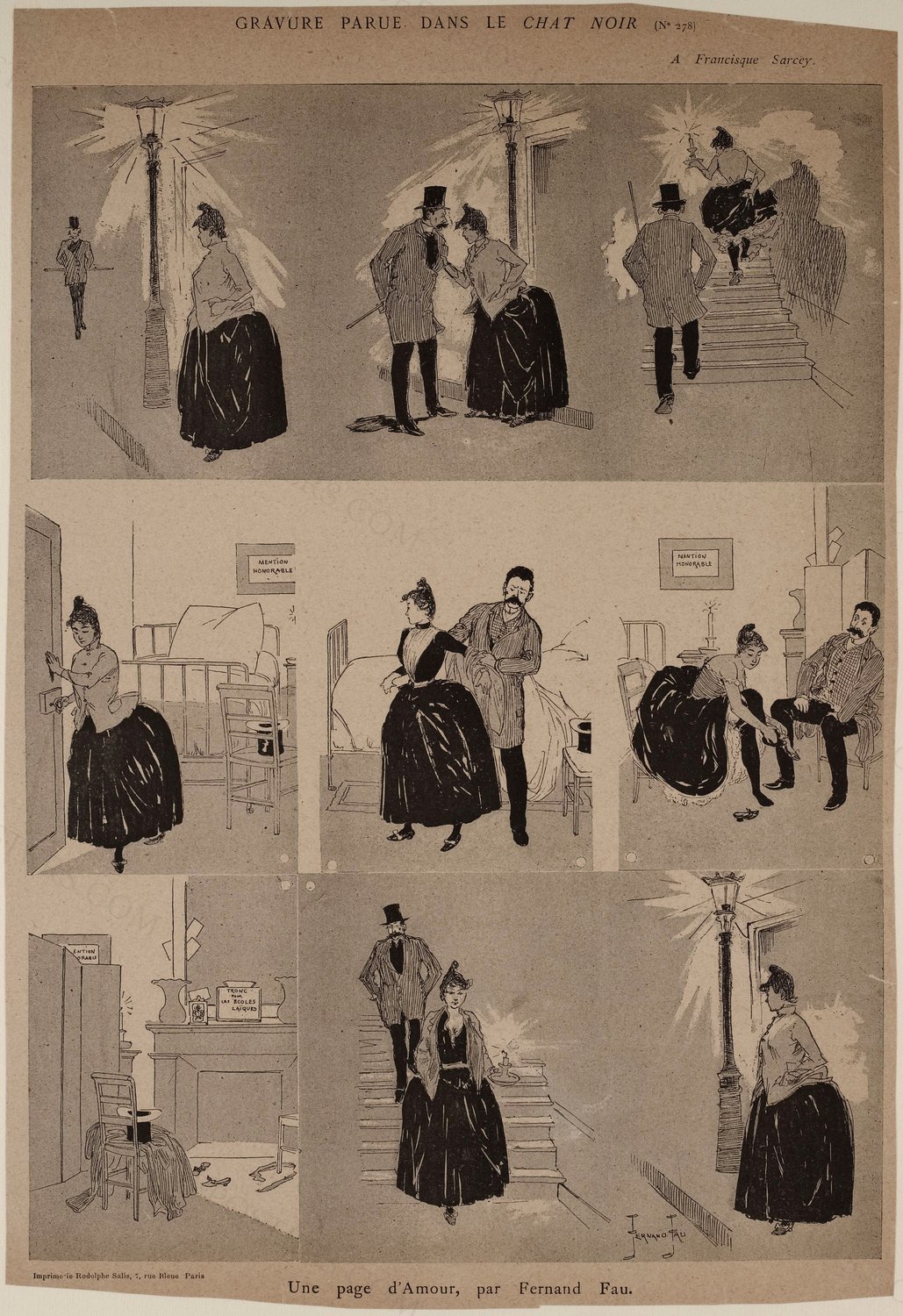 Une page d'amour, par Fernand Fau. G.52988
