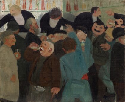 Félix Vallotton (French, 1865-1925) - The Bistro (Le Bistro) - 2020.114 - Cleveland Museum of Art