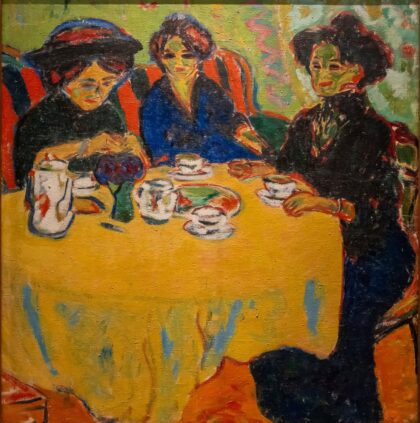 Kaffeetafel (Ernst Ludwig Kirchner)-WUS07239 (cropped)